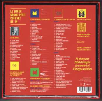 6CD/2DVD/Set di cofanetti -M-: Le Super  Grand Petit Coffret De -M- LTD