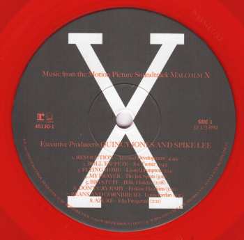 LP Various:  Malcolm X (Music From The Motion Picture Soundtrack) CLR