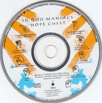 CD 10,000 Maniacs: Hope Chest (The Fredonia Recordings 1982 - 1983)