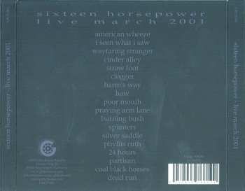 2CD 16 Horsepower: Live March 2001