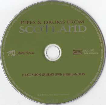 CD The Queen's Own Highlanders: Pipes & Drums From Scotland