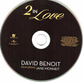 CD David Benoit: 2 In Love