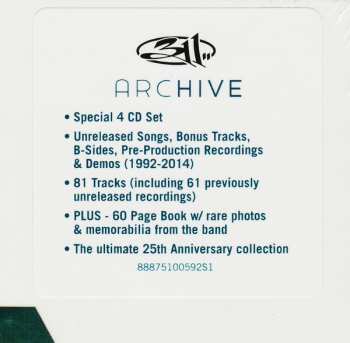 4CD/Set di cofanetti 311: Archive
