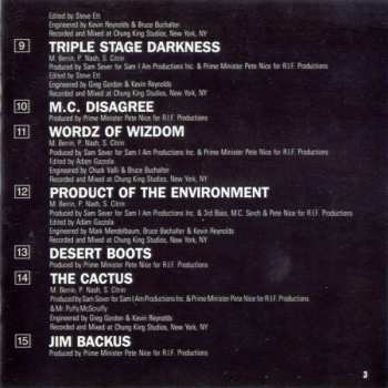 CD 3rd Bass: The Cactus Cee/D (The Cactus Album)