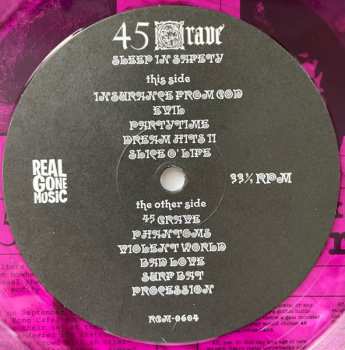 LP 45 Grave: Sleep In Safety CLR