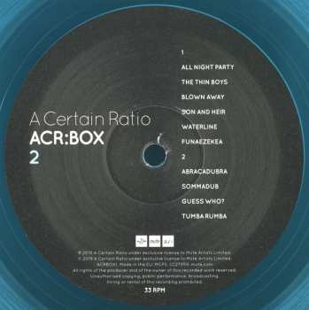 7LP/Set di cofanetti A Certain Ratio: ACR:BOX LTD | CLR