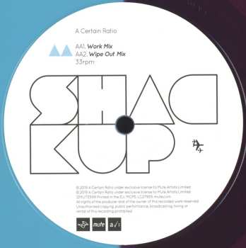 LP A Certain Ratio: Dirty Boy & Shack Up Remixed
