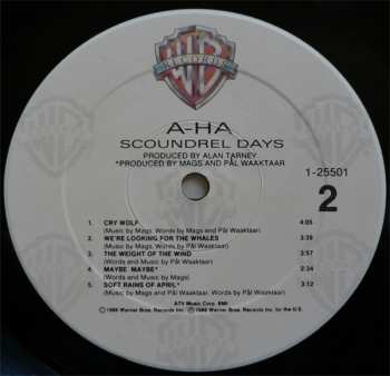 LP a-ha: Scoundrel Days