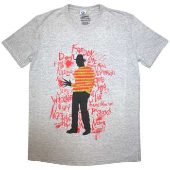 Merch A Nightmare On Elm Street: Maglietta Freddy Scribble Font