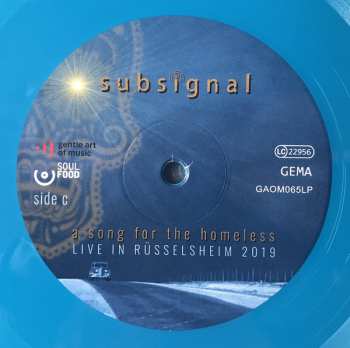 2LP Subsignal: A Song For The Homeless Live In Rüsselsheim 2019 LTD