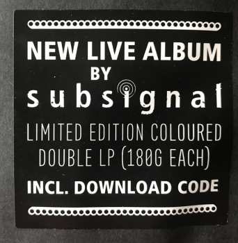 2LP Subsignal: A Song For The Homeless Live In Rüsselsheim 2019 LTD