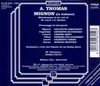 2CD Giuseppe Di Stefano: Mignon (in italiano)