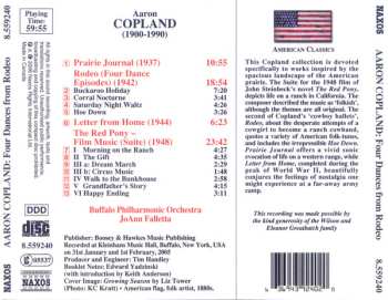 CD Aaron Copland: Rodeo (Four Dance Episodes) / The Red Pony (Suite) / Prairie Journal / Letter From Home