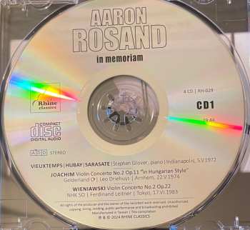 4CD/Set di cofanetti Aaron Rosand: In Memoriam