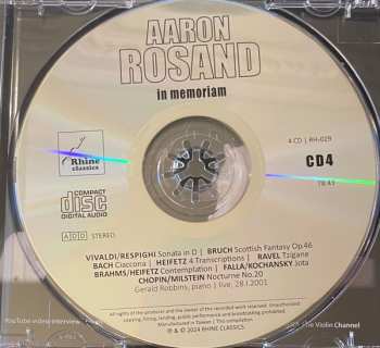 4CD/Set di cofanetti Aaron Rosand: In Memoriam