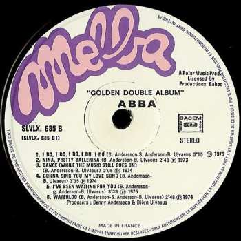 2LP ABBA: Golden Double Album
