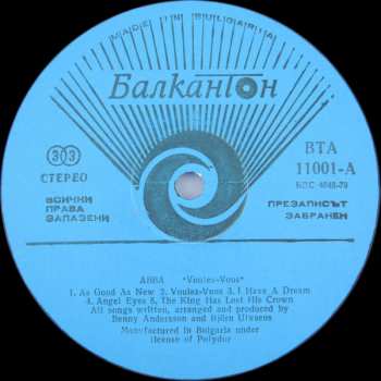 LP ABBA: Voulez-Vous