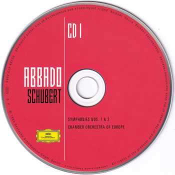 8CD/Set di cofanetti Franz Schubert: Schubert