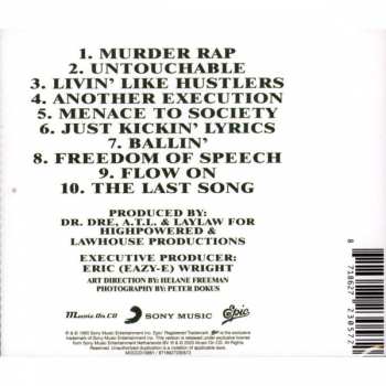 CD Above The Law: Livin’ Like Hustlers