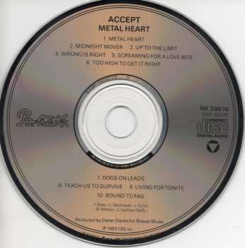 CD Accept: Metal Heart
