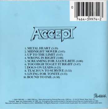 CD Accept: Metal Heart