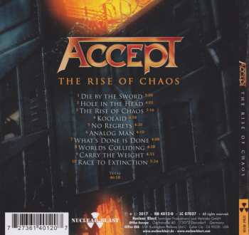 CD Accept: The Rise Of Chaos LTD | DIGI