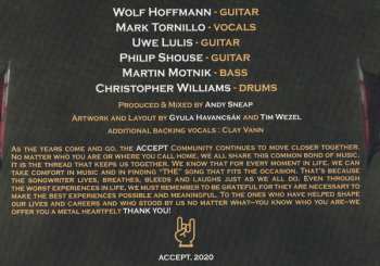 2LP Accept: Too Mean To Die LTD