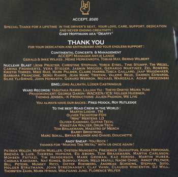 2LP Accept: Too Mean To Die LTD