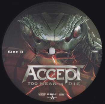 2LP Accept: Too Mean To Die LTD