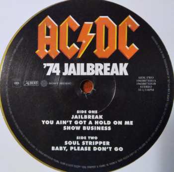 LP AC/DC: '74 Jailbreak CLR | LTD