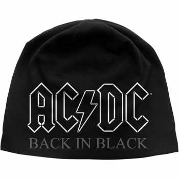 Merch AC/DC: Berretto Back In Black