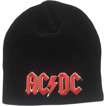 Merch AC/DC: Berretto Red 3d Logo Ac/dc