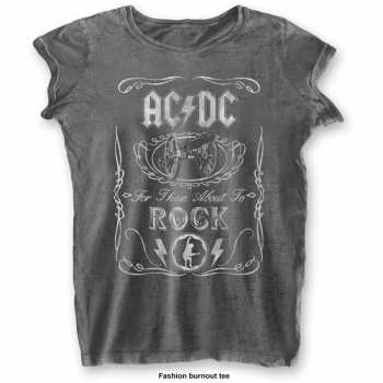 Merch AC/DC: Donne Maglietta Cannon Swig 
