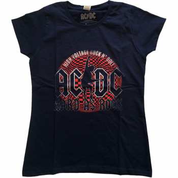 Merch AC/DC: Donne Maglietta Hard As Rock 