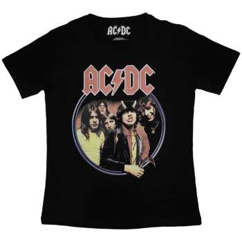 Merce AC/DC: Ac/dc Ladies T-shirt: Highway To Hell Circle (small) S