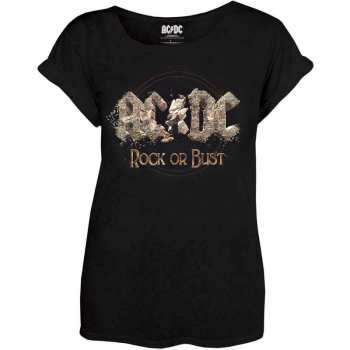 Merce AC/DC: Dámské Tričko Rock Or Bust  XS