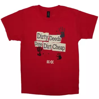 Maglietta per bambini Dirty Deeds Done Dirt Cheap