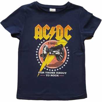 Merch AC/DC: Maglietta per bambini For Those About To Rock '81 