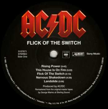 LP AC/DC: Flick Of The Switch