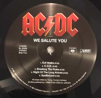 LP AC/DC: For Those About To Rock We Salute You