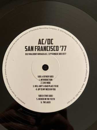 2LP AC/DC: San Francisco '77