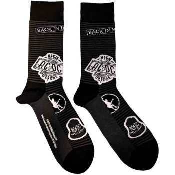 Merce AC/DC: Ac/dc Unisex Ankle Socks: Icons (black) (uk Size 4 - 7) 36 - 42