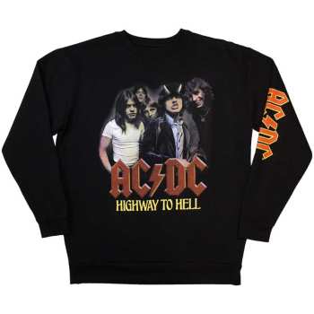 Merce AC/DC: Ac/dc Unisex Sweatshirt: H2h Band (sleeve Print) (small) S