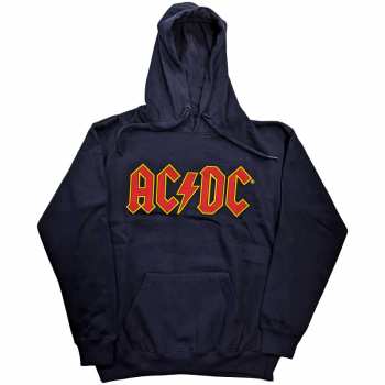 Merce AC/DC: Ac/dc Unisex Pullover Hoodie: Logo (small) S
