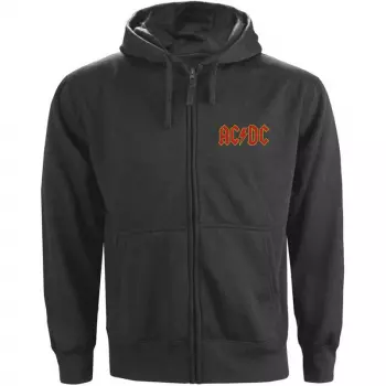 Felpa con cerniera Logo Ac/dc