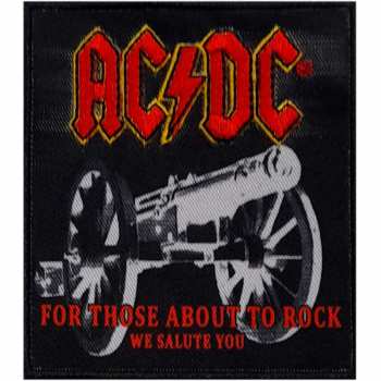 Merch AC/DC: Applicazione Canon Woven Logo Ac/dc