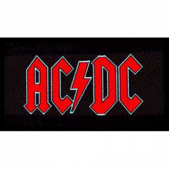 Merch AC/DC: Applicazione Red Logo Ac/dc