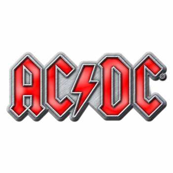 Merce AC/DC: Placka Red Logo Ac/dc Ocel