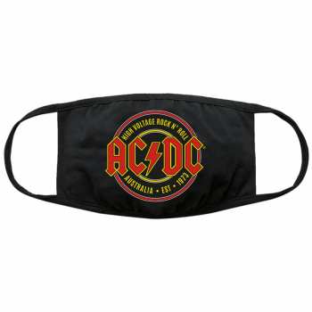 Merch AC/DC: Mascherina Est. 1973