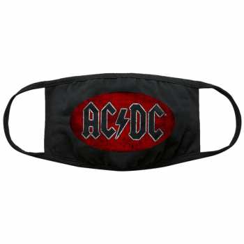 Merch AC/DC: Mascherina Oval Logo Ac/dc Vintage